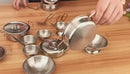 Conjunto de Cozinha Infantil em Aço Inox